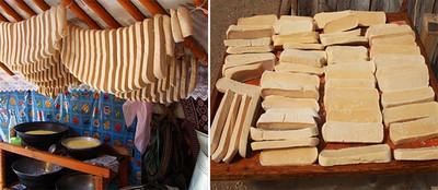 Traditionally Dried Aaruul Mongolia